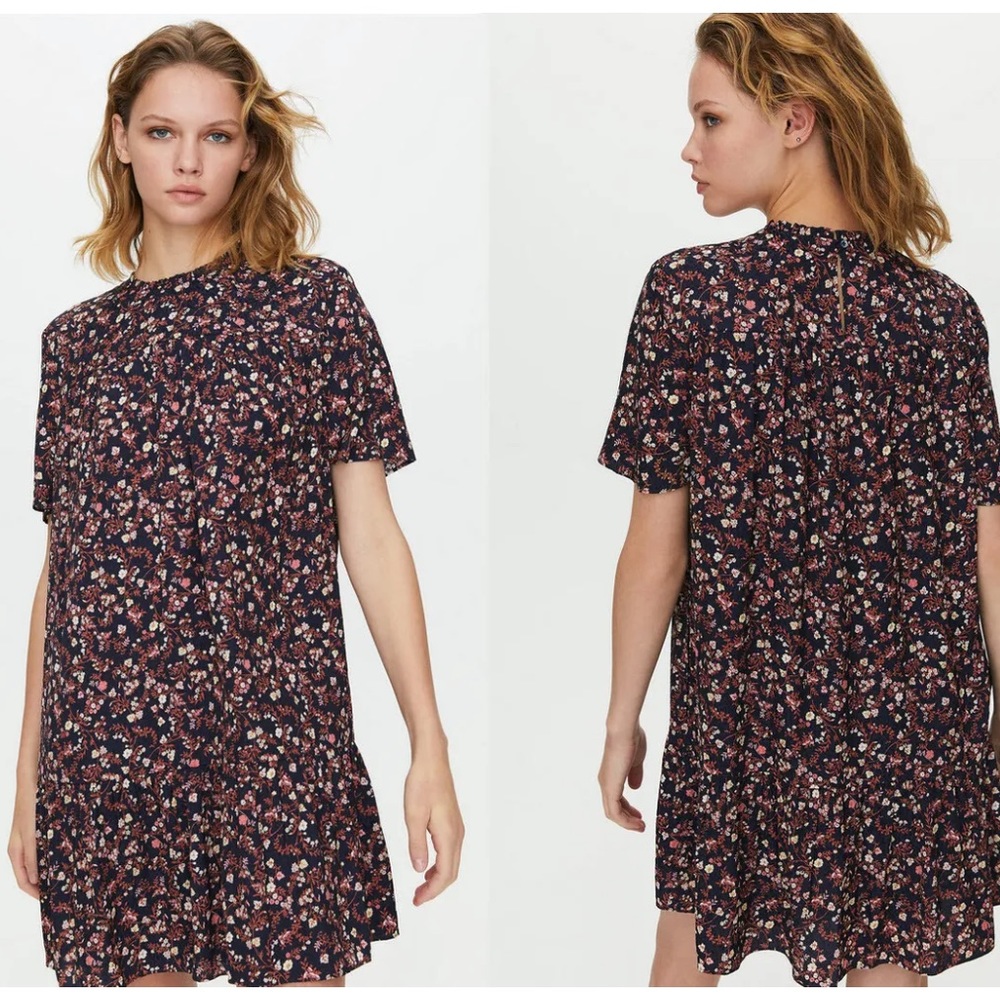 Artizia Little Moon Campari Ditzy Floral Dress XS